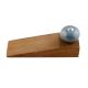 Grey Crackle Ceramic Wooden Door Stopper